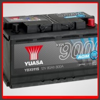 BATERIA YUASA YBX9115 80AH...