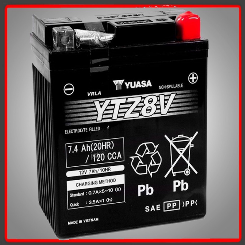 BATERIA YUASA YTZ8V GEL 7Ah