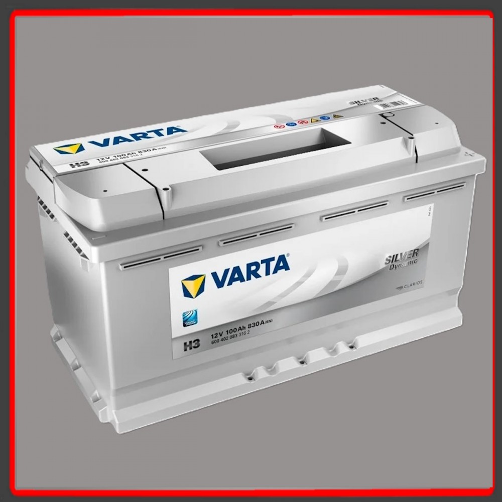 BATERIA VARTA H3 100AH 830A