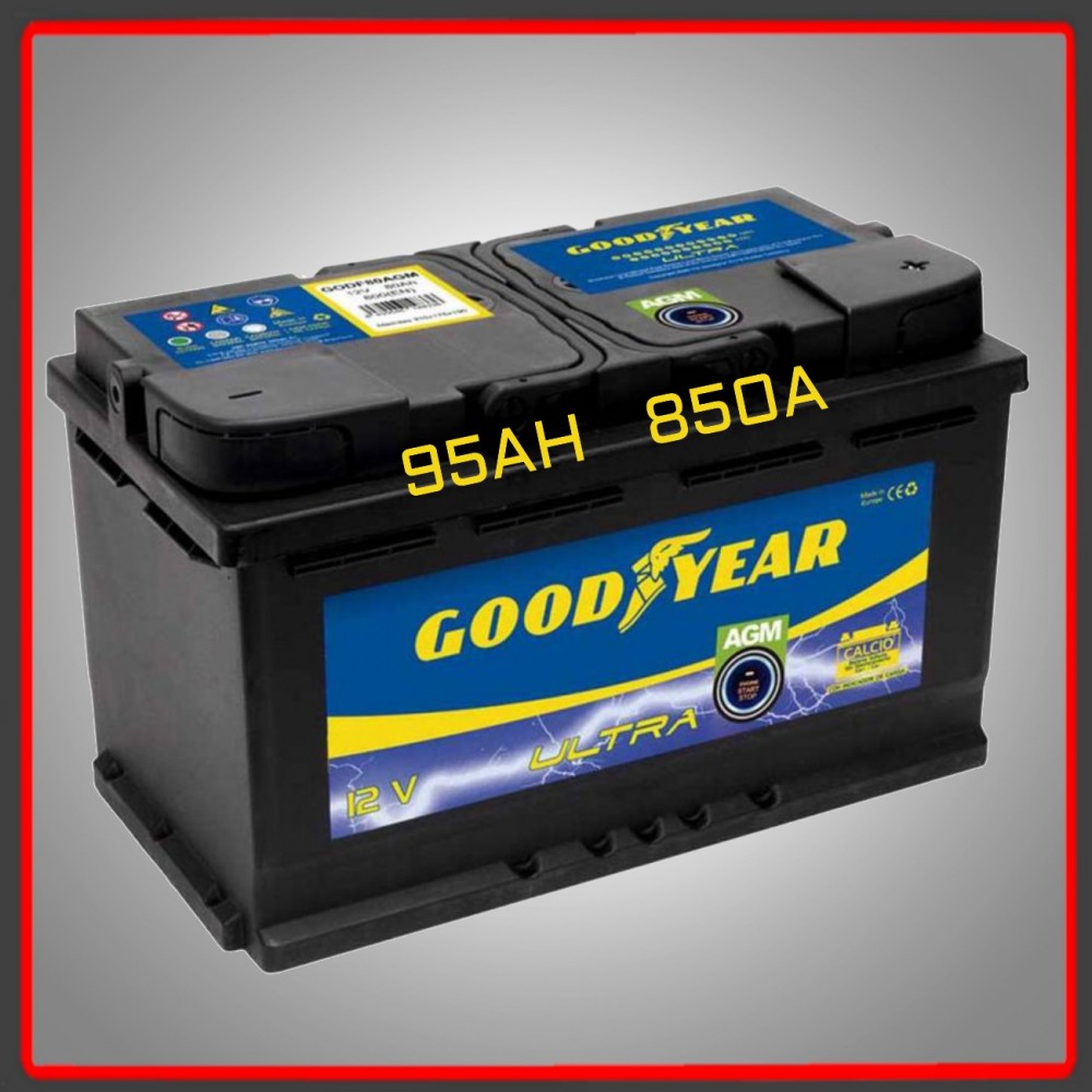 BATERIA GOODYEAR AGM 109550 95Ah 850A