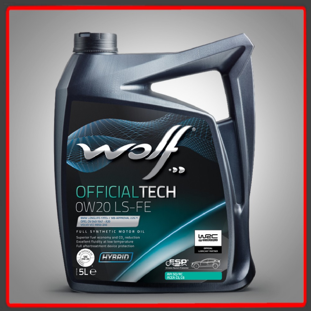 ACEITE WOLF OFFICIALTECH 0W20 LS FE