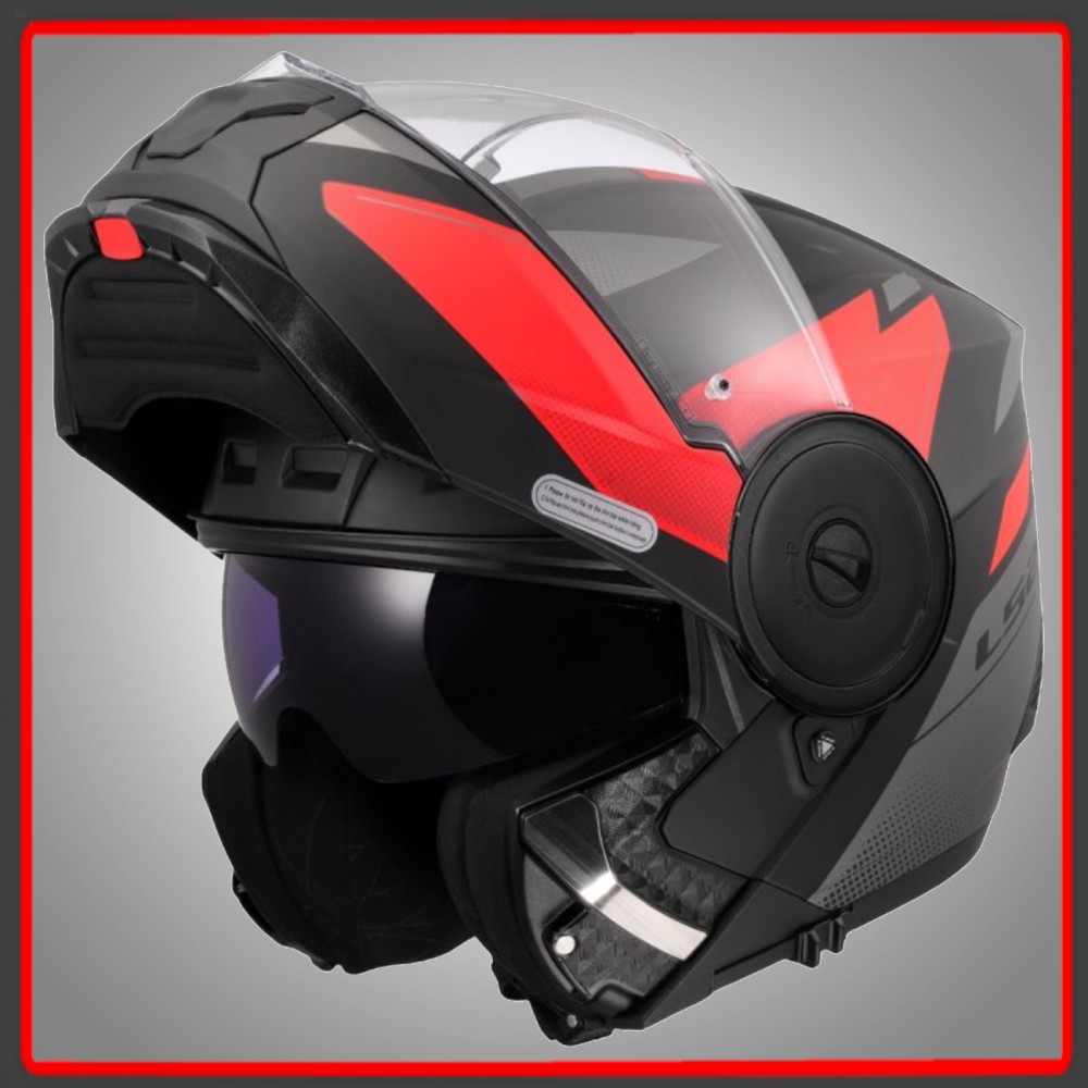 CASCO MODULAR LS2 FF902 SCOPE II DURIA BLACK RED
