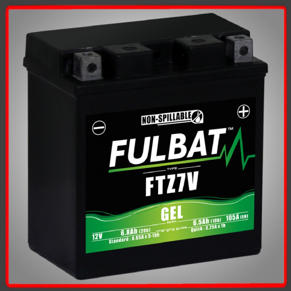 BATERIA FULBAT FTZ7V GEL 6,8AH 105A