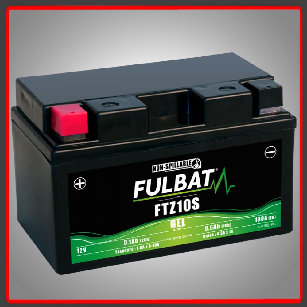 BATERIA FULBAT FTZ10S GEL 9,1 AH 190 A