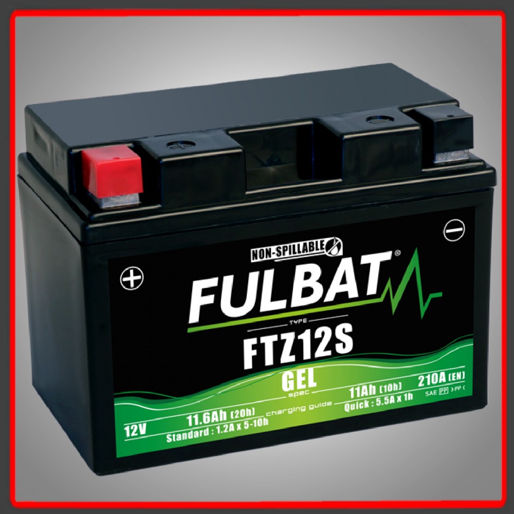 BATERIA FULBAT FTZ12S GEL 11,6 AH 210 A