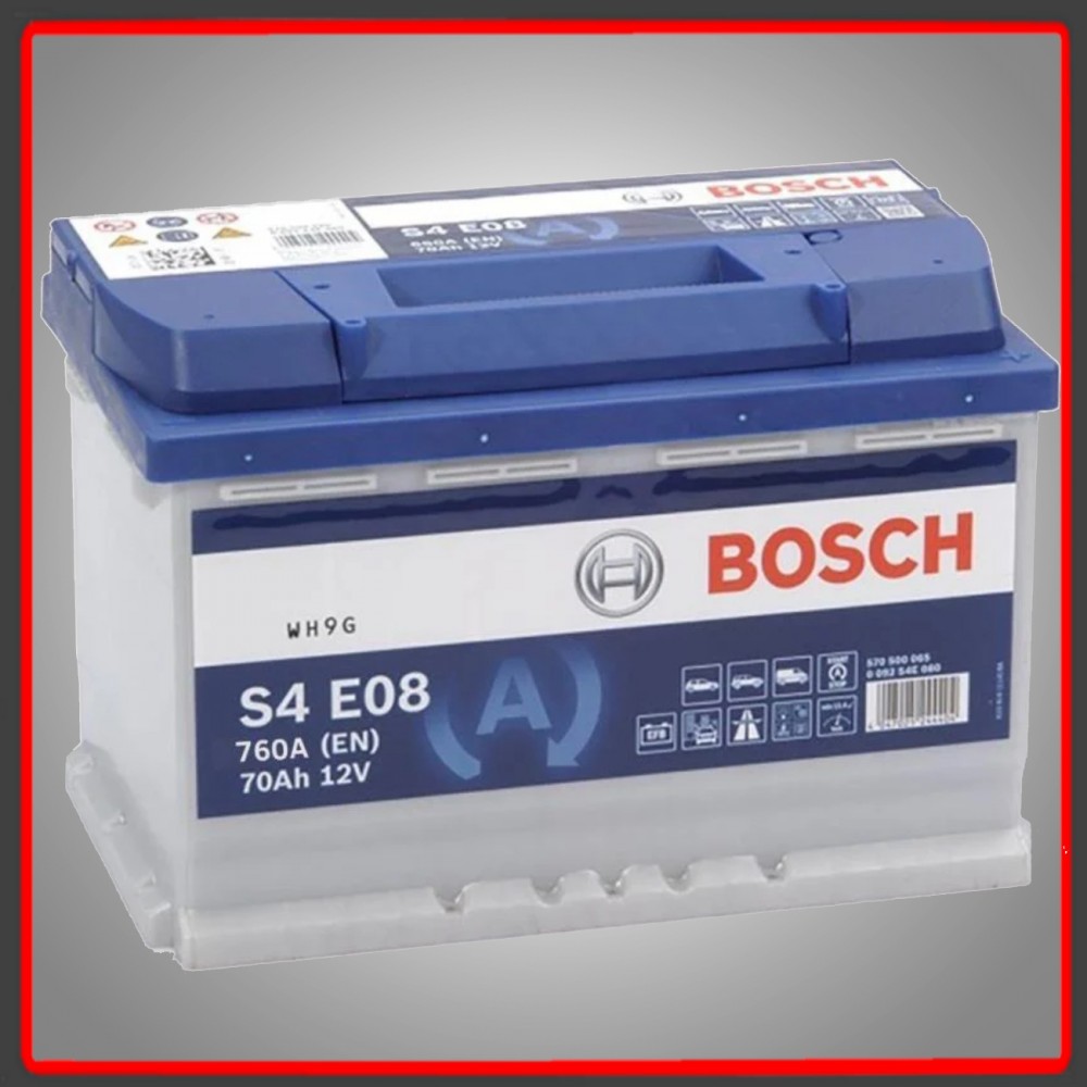 BATERIA BOSCH S4E08 EFB 70AH 760A