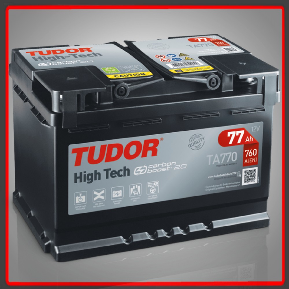 BATERIA TUDOR TA770 77AH 760A