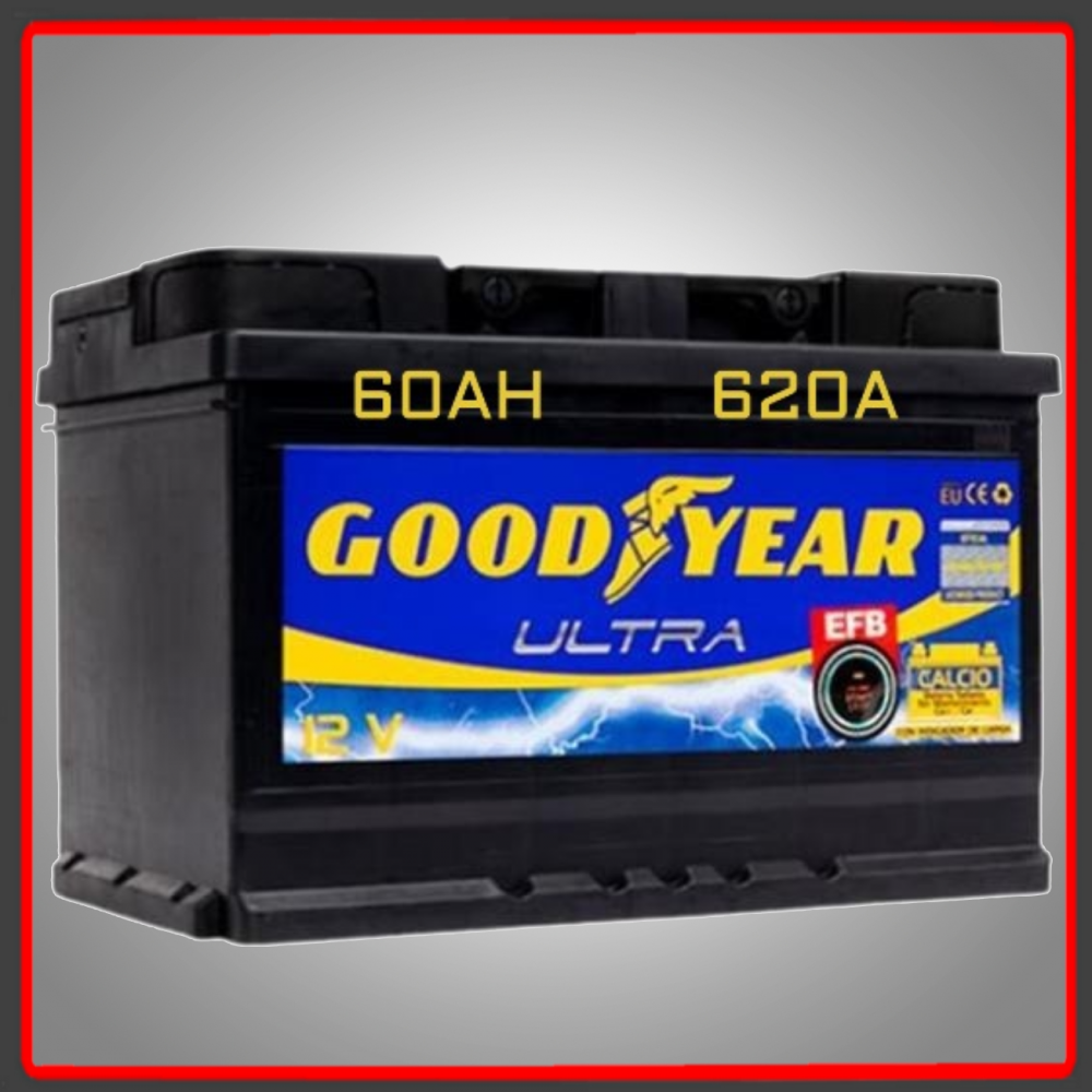 BATERIA GOODYEAR EFB 206050 60AH 620A